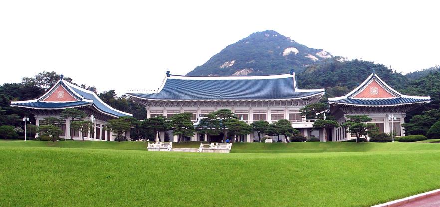 韩国地标韩国青瓦台