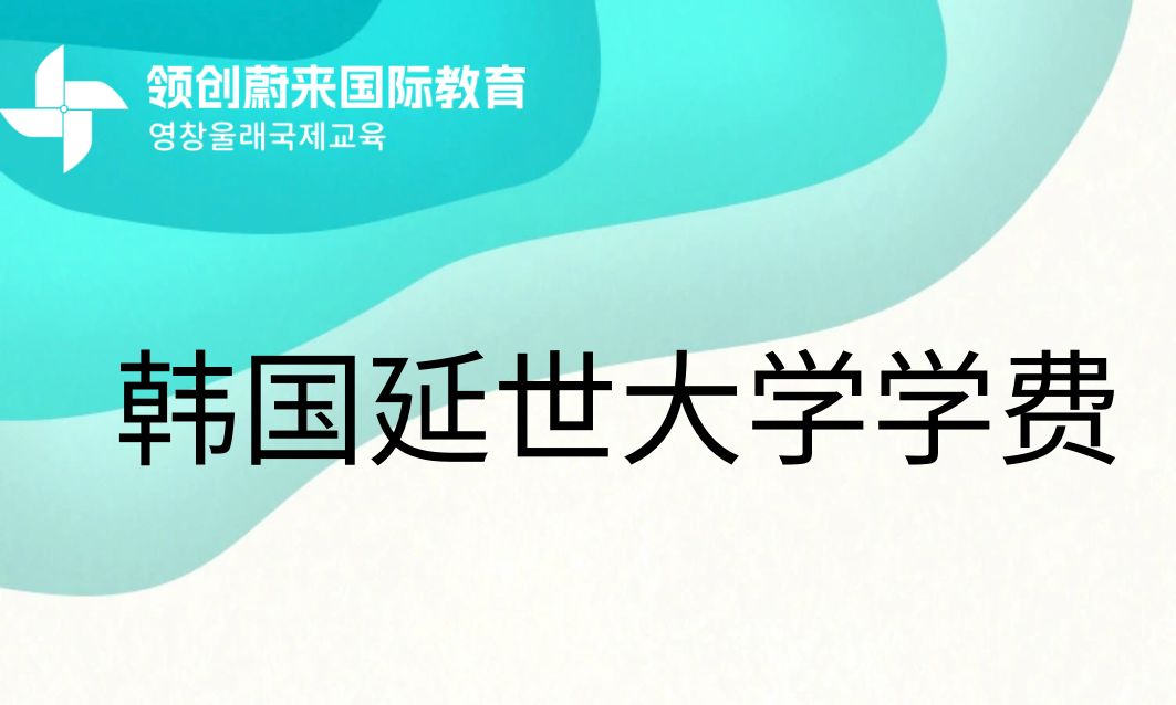 韩国延世大学留学学费一年多少