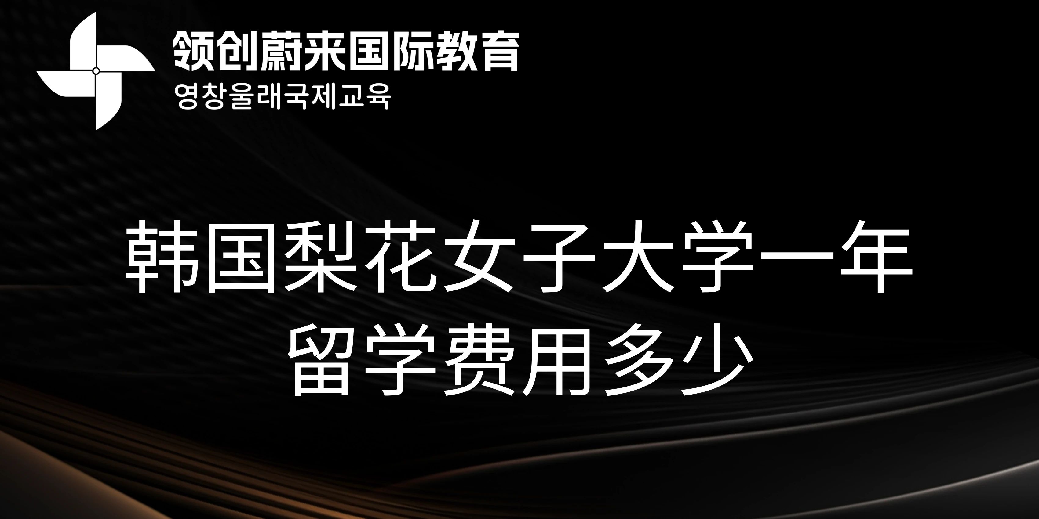 韩国梨花女子大学一年留学费用多少